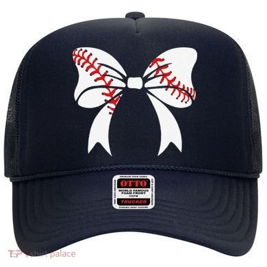 Baseball Bow Baseball Mom Mothers Day Women Baseball Mama Hat