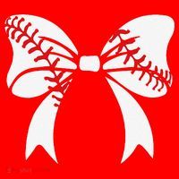 Baseball Bow Baseball Mom Mothers Day Women Baseball Mama Santa Hat thumb 1