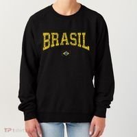 Brazil Brasil Brazilian Flag Green Women's Sweatshirt thumb 0