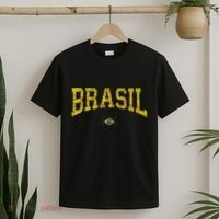 Brazil Brasil Brazilian Flag Green T-Shirt thumb 2