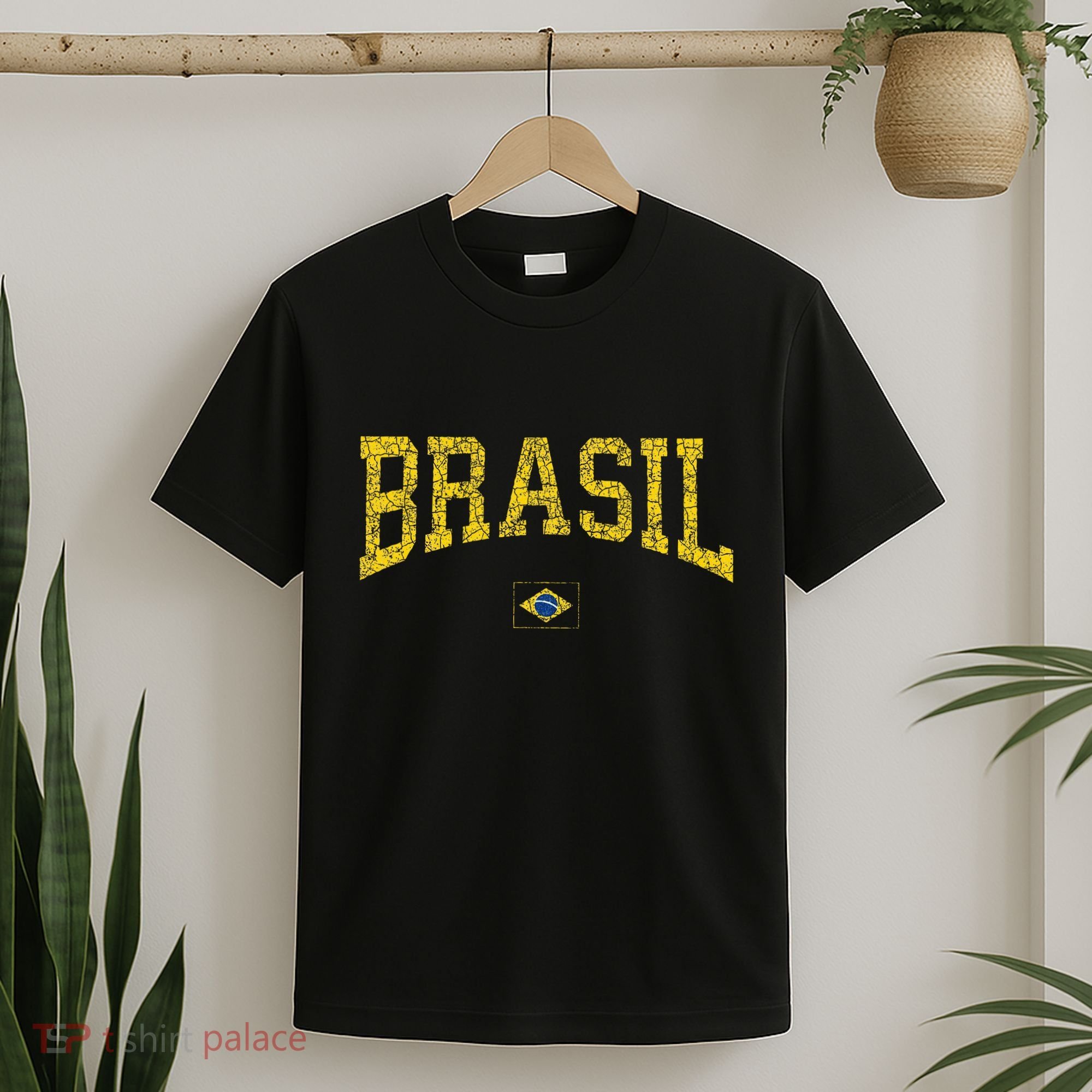 Brazil Brasil Brazilian Flag Green T-Shirt