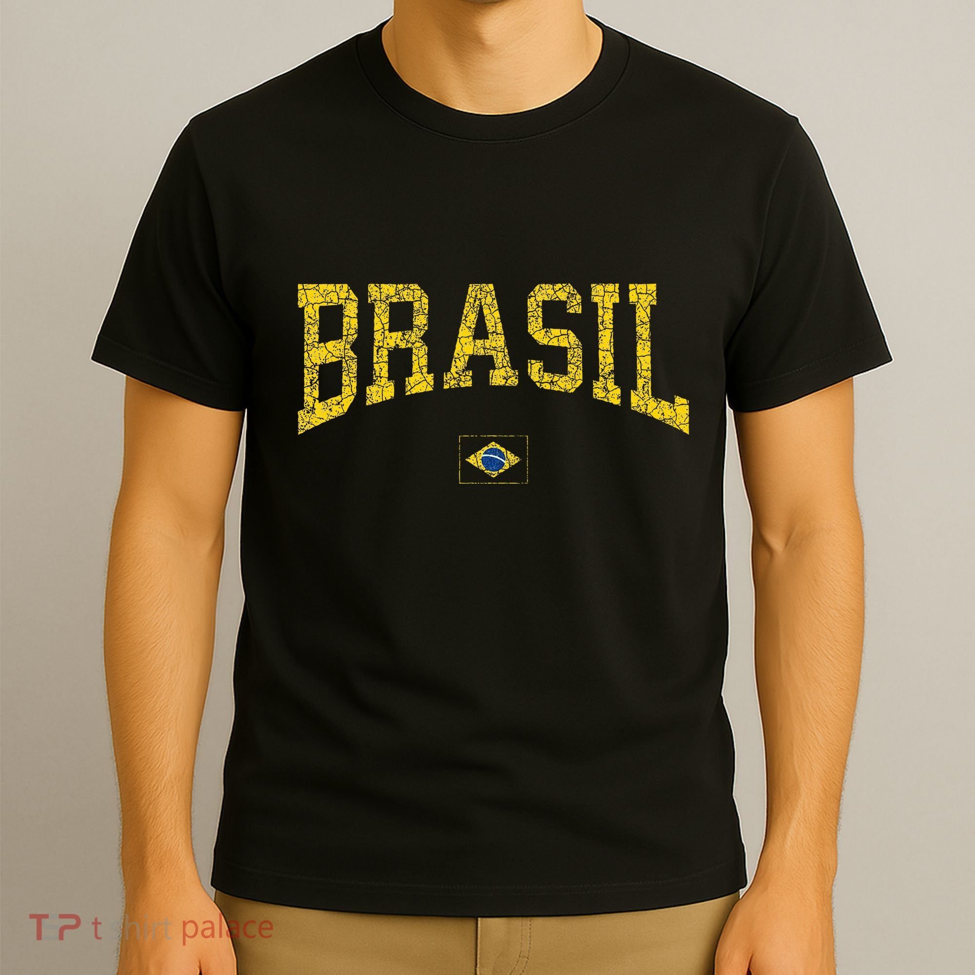 Brazil Brasil Brazilian Flag Green T-Shirt