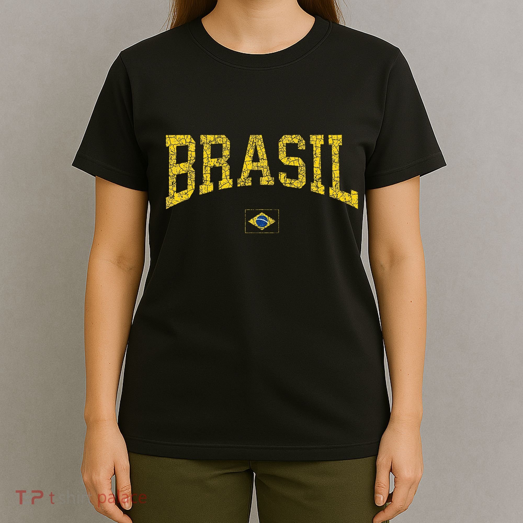 Brazil Brasil Brazilian Flag Green T-Shirt