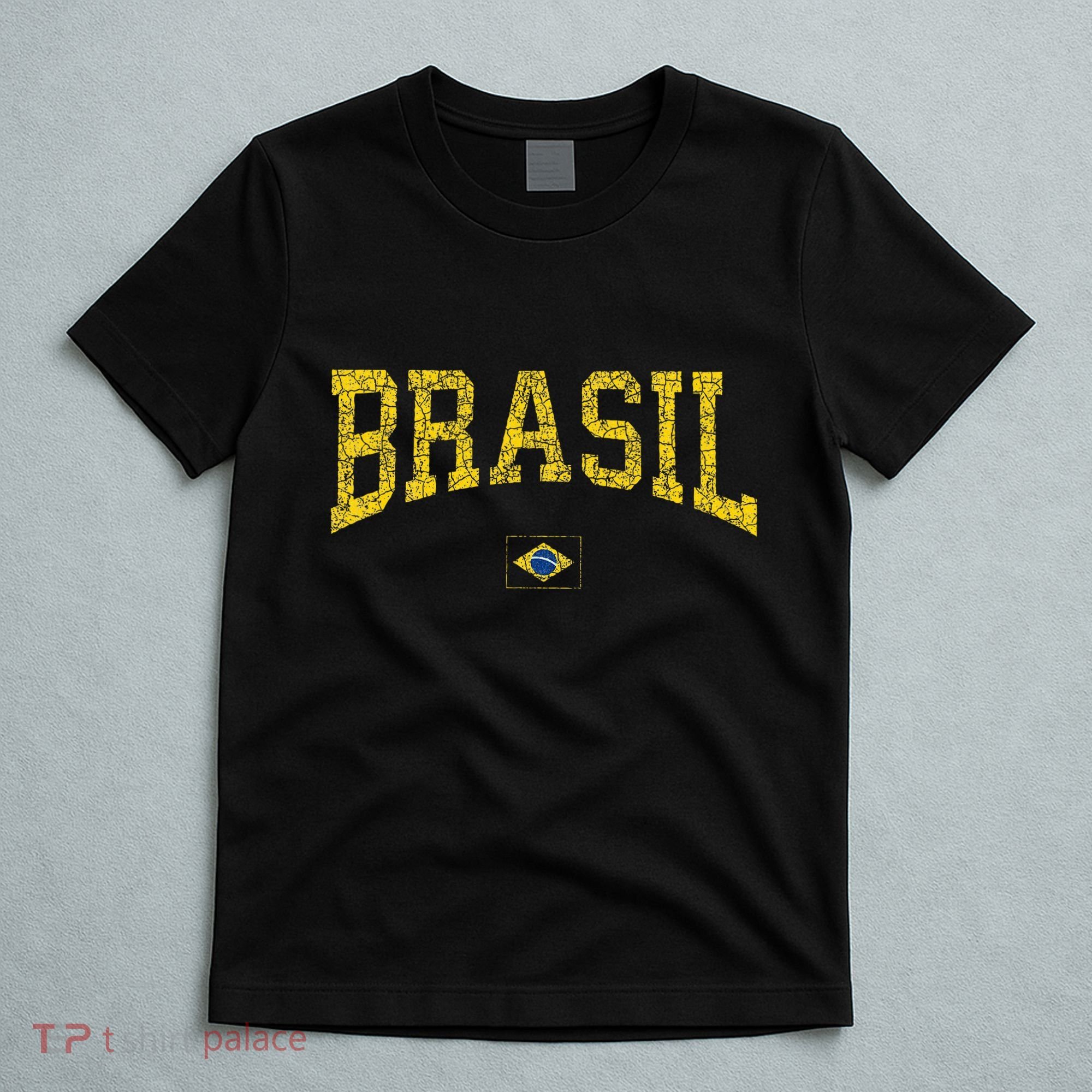 Brazil Brasil Brazilian Flag Green T-Shirt