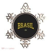 Brazil Brasil Brazilian Flag Green Ornament thumb 0