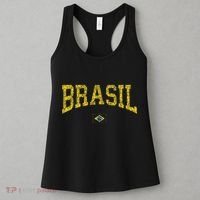 Brazil Brasil Brazilian Flag Green Women's Tank Top thumb 3