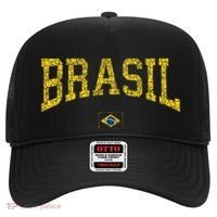 Brazil Brasil Brazilian Flag Green Hat thumb 0