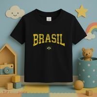 Brazil Brasil Brazilian Flag Green Toddler T-Shirt thumb 3