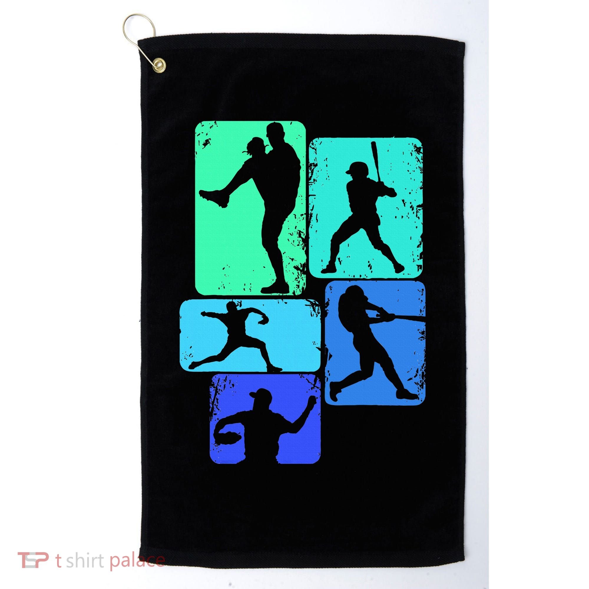 Baseball Batter Golf Towel
