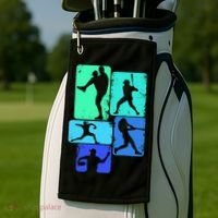 Baseball Batter Golf Towel thumb 2