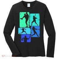 Baseball Batter Women's Long Sleeve Shirt thumb 0