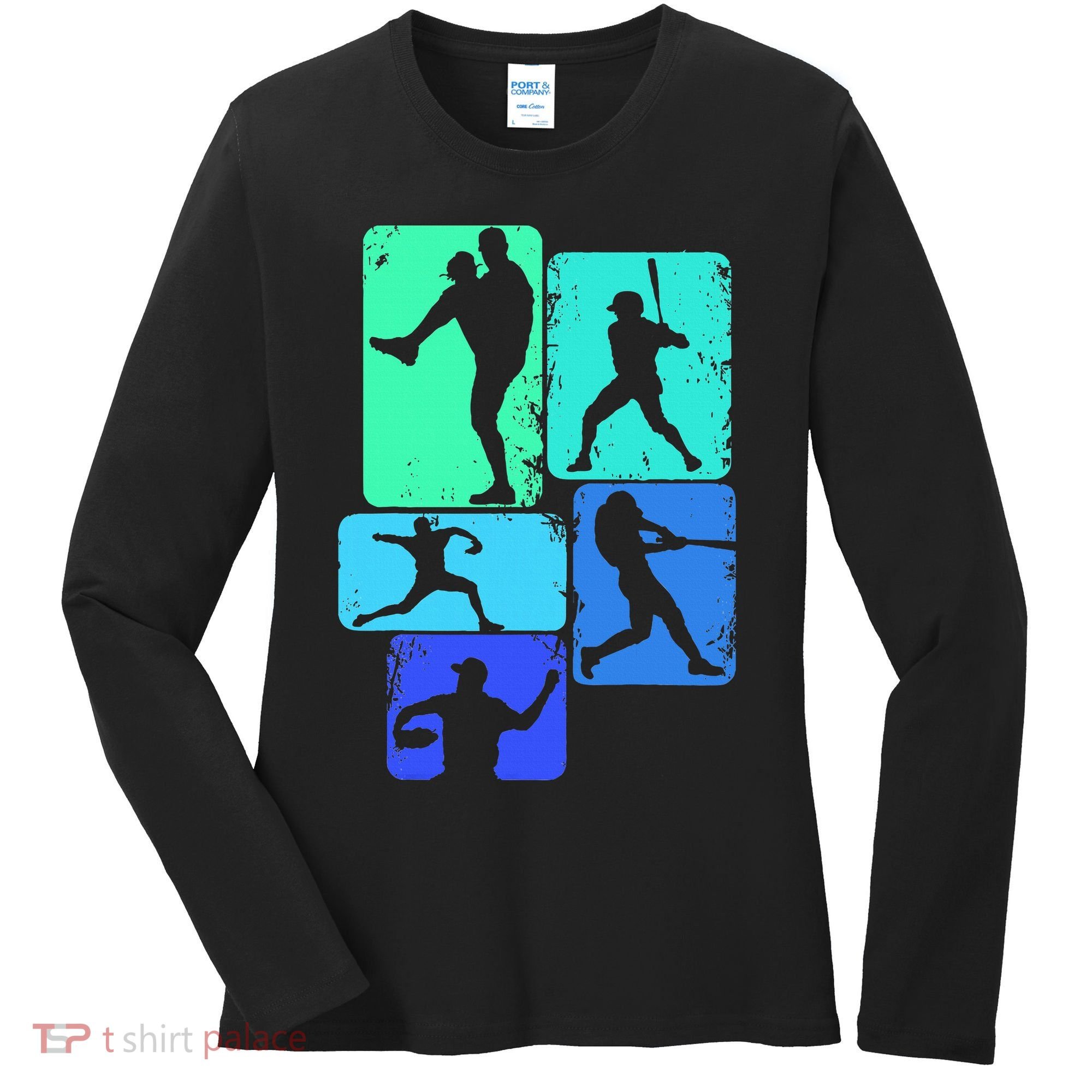 Baseball Batter Women's Long Sleeve Shirt