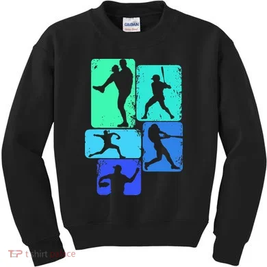 Baseball Batter Kids Sweatshirt