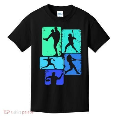 Baseball Batter Kids T-Shirt