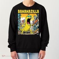 Bananazilla Banana Baseball Monster Bananas Women's Sweatshirt thumb 0
