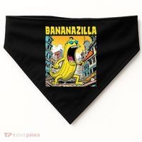 Bananazilla Banana Baseball Monster Bananas USA-Made Doggie Bandana thumb 0