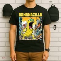 Bananazilla Banana Baseball Monster Bananas T-Shirt thumb 6