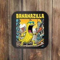Bananazilla Banana Baseball Monster Bananas Coaster thumb 0