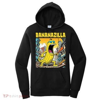 Bananazilla Banana Baseball Monster Bananas Women's Hoodie