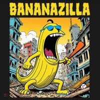 Bananazilla Banana Baseball Monster Bananas Women's Hoodie thumb 2