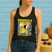 Bananazilla Banana Baseball Monster Bananas Women's Tank Top thumb 2