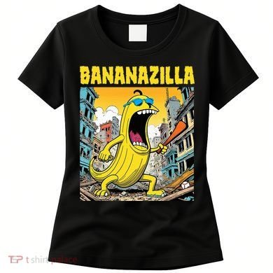 Bananazilla Banana Baseball Monster Bananas Women's T-Shirt