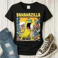 Bananazilla Banana Baseball Monster Bananas Women's T-Shirt thumb 3