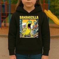 Bananazilla Banana Baseball Monster Bananas Kids Hoodie thumb 3