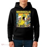 Bananazilla Banana Baseball Monster Bananas Kids Hoodie thumb 4