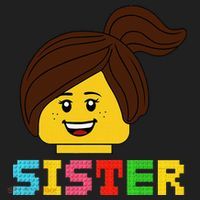 Building Bricks Blocks Sister Master Builder Family Matching Women's Sweatshirt thumb 2