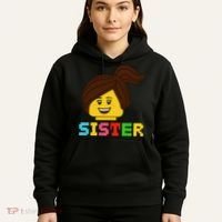 Building Bricks Blocks Sister Master Builder Family Matching Hoodie thumb 5