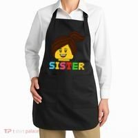 Building Bricks Blocks Sister Master Builder Family Matching Apron thumb 2