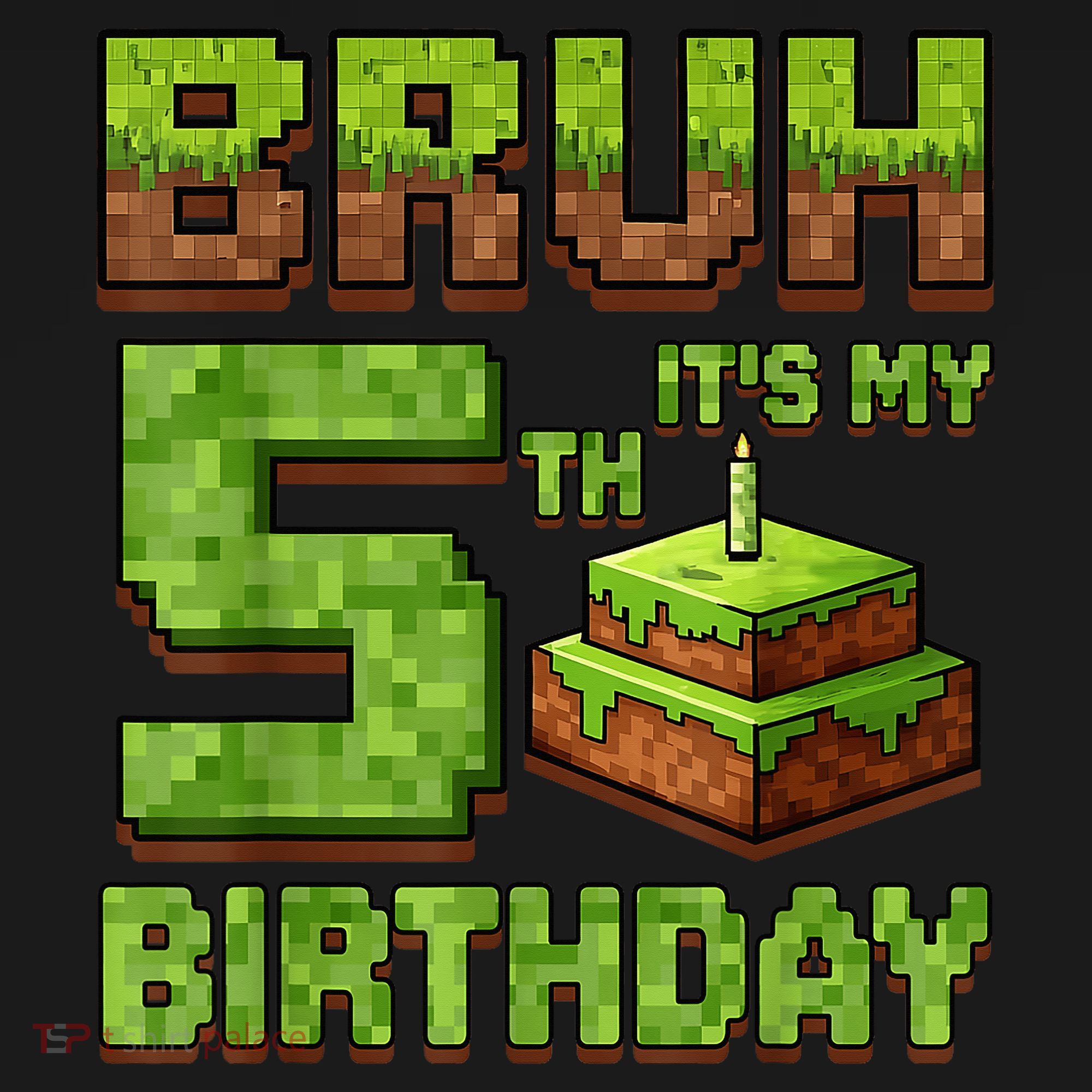 Birthday Boy Bruh It'S My 5th Birthday Game Pixel Women's Tank Top