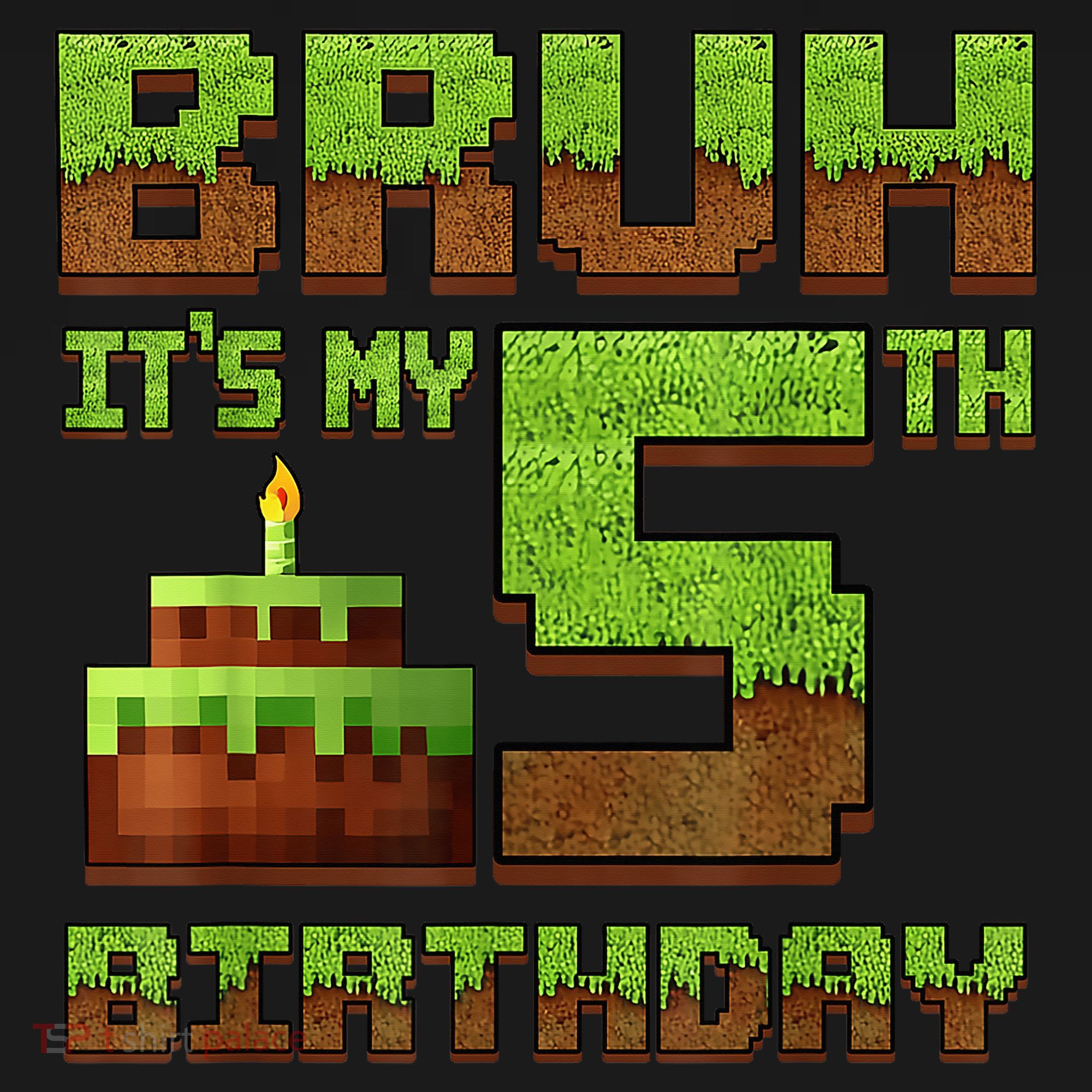 Birthday Boy Bruh It'S My 5th Birthday Gamer Pixel Women's Tank Top