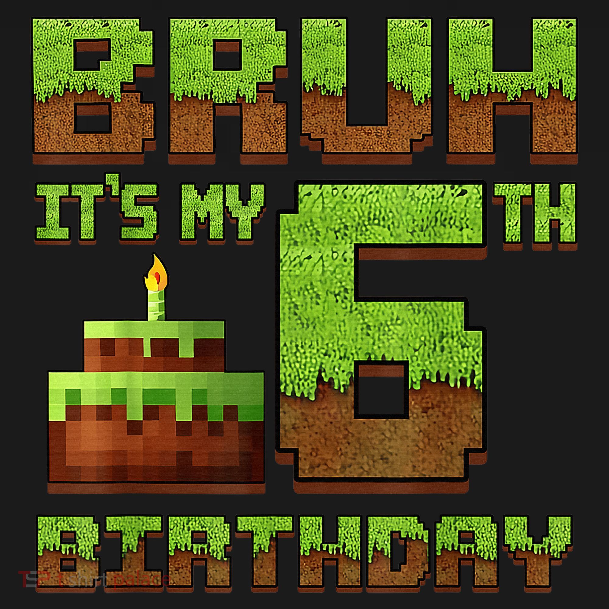 Birthday Boy Bruh It'S My 6th Birthday Gamer Pixel Women's Hoodie
