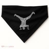 Breakdance Breakdancer Breakdancing USA-Made Doggie Bandana thumb 0