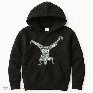 Breakdance Breakdancer Breakdancing Kids Hoodie