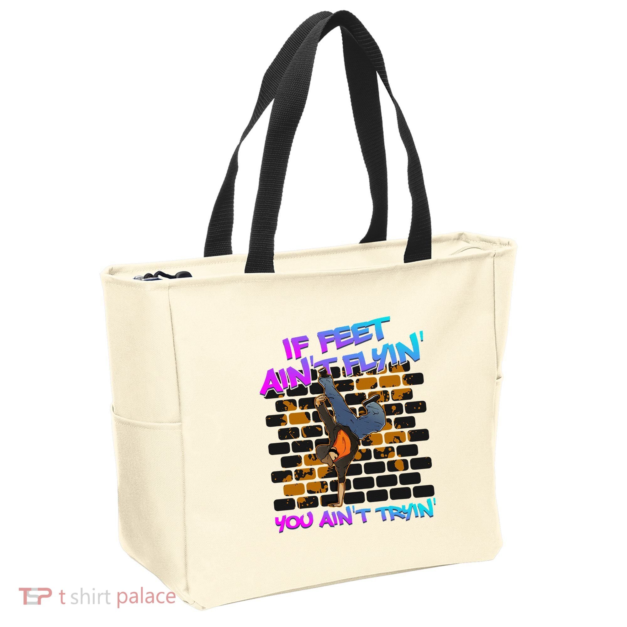 Breakdancing B Boy Hi Phop Dance Break Dancers Breakdance Tote Bag