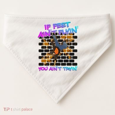 Breakdancing B Boy Hi Phop Dance Break Dancers Breakdance USA-Made Doggie Bandana