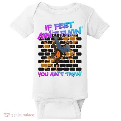Breakdancing B Boy Hi Phop Dance Break Dancers Breakdance Baby Bodysuit