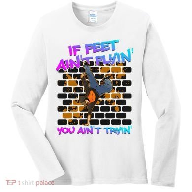 Breakdancing B Boy Hi Phop Dance Break Dancers Breakdance Women's Long Sleeve Shirt