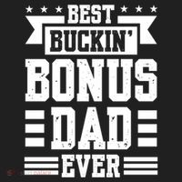 Best Buckin Bonus Dad Ever Bonus Dad Gift Beanie thumb 2