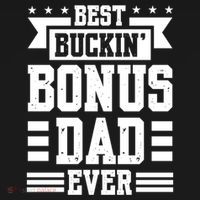 Best Buckin Bonus Dad Ever Bonus Dad Gift Ornament thumb 1