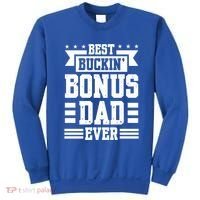 Best Buckin Bonus Dad Ever Bonus Dad Gift Sweatshirt thumb 0