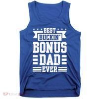 Best Buckin Bonus Dad Ever Bonus Dad Gift Tank Top thumb 0