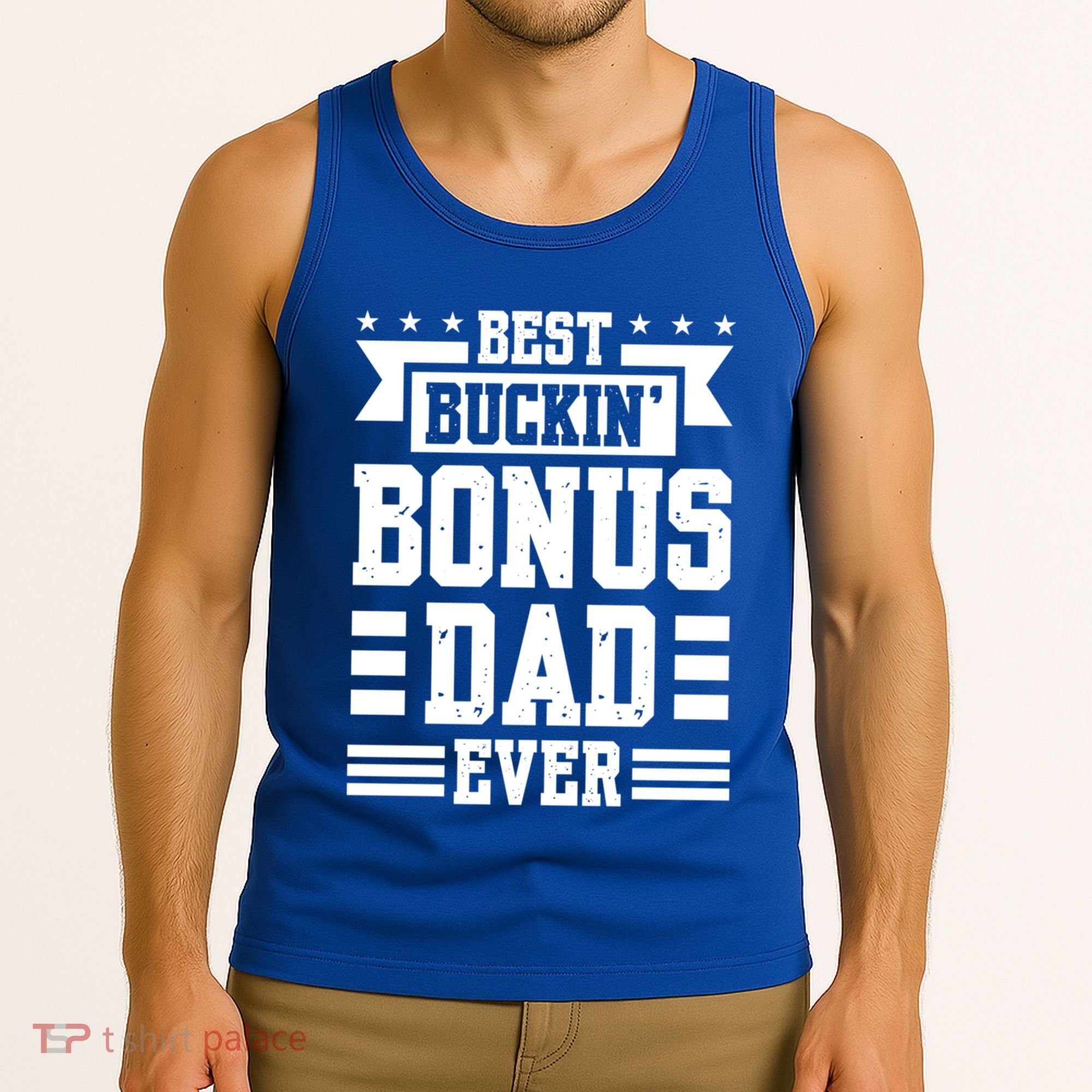 Best Buckin Bonus Dad Ever Bonus Dad Gift Tank Top