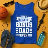 Best Buckin Bonus Dad Ever Bonus Dad Gift Tank Top thumb 4