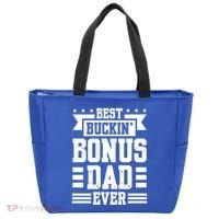 Best Buckin Bonus Dad Ever Bonus Dad Gift Tote Bag thumb 0