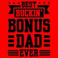 Best Buckin Bonus Dad Ever Bonus Dad Gift Santa Hat thumb 1