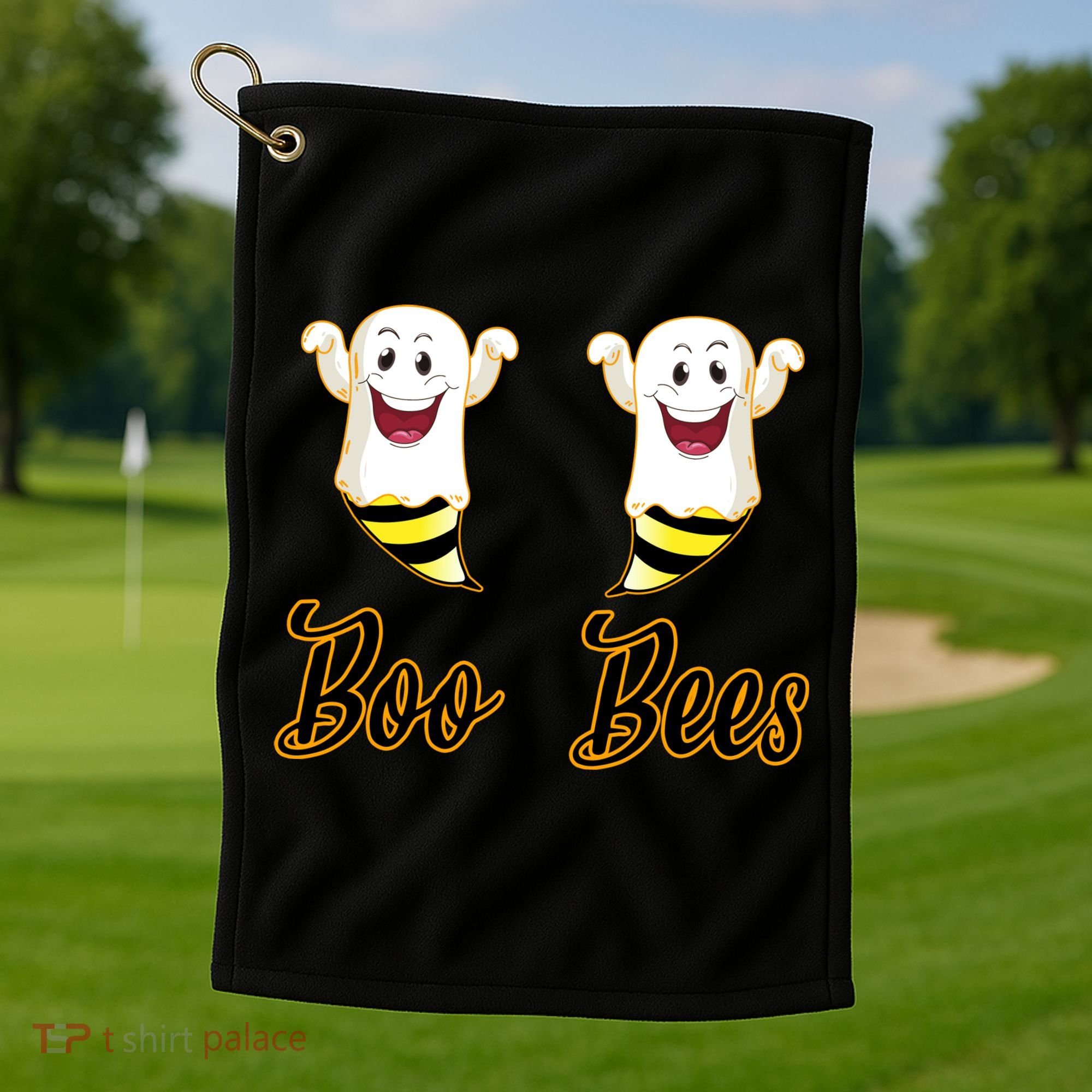 Boo Bees Golf Towel